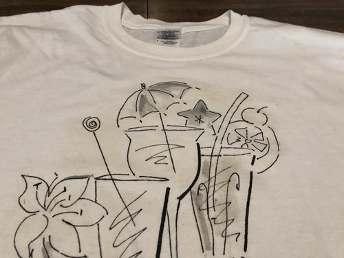 Camiseta blanca grande vintage Happy Hour Duluth Minnesota - Imagen 4 de 7