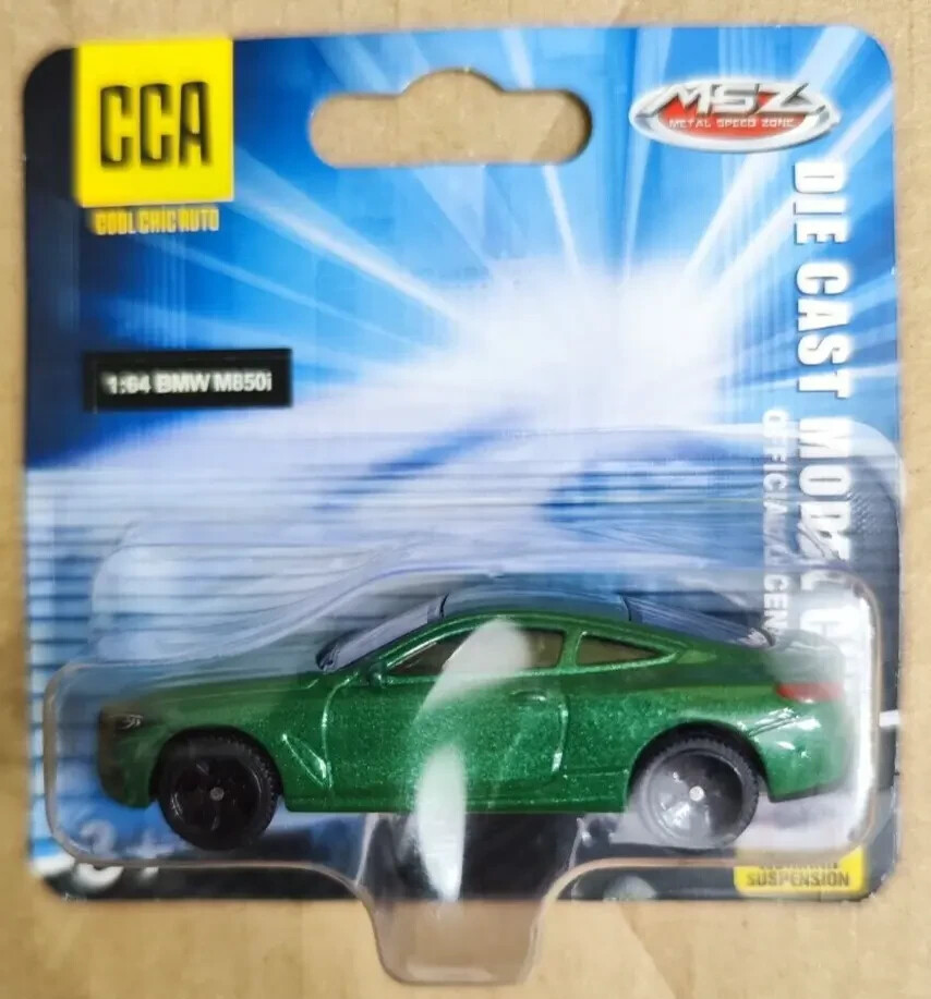 CCA MSZ 1:64 scale car diecast BMW M850i hotwheels matchbox size