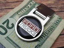 VINTAGE FORD TRUCKS ADJUSTABLE LOCKING MONEY CLIP WALLET Automotive CAR TRUCK