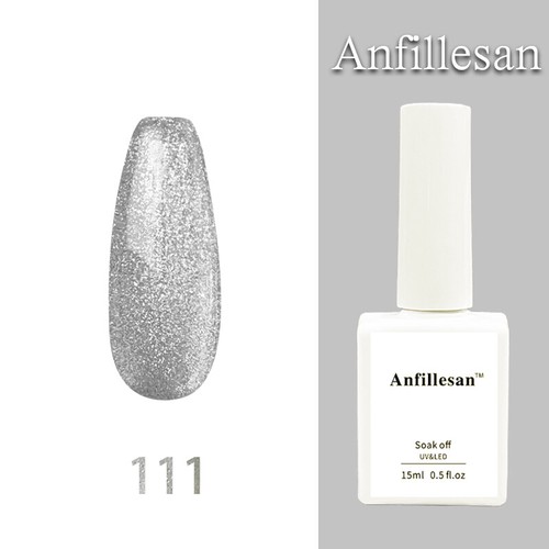 Anfillesan 15ML Gel Nail Polish Summer Nail Soak Off LED UV Gel Top/Base Coat - Picture 146 of 203