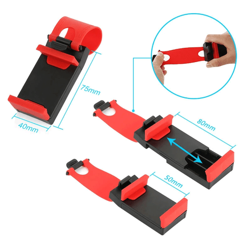 Soporte de clip de volante para teléfono Soporte universal para iPhone - Imagen 9 de 17