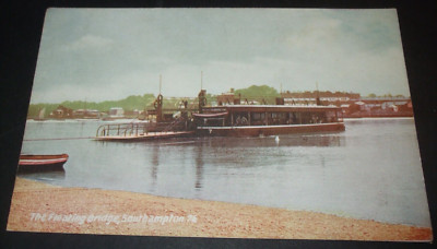 Alte farbige Postkarte von FLOATING BRIDGE IN SOUTHAMPTON Hampshire