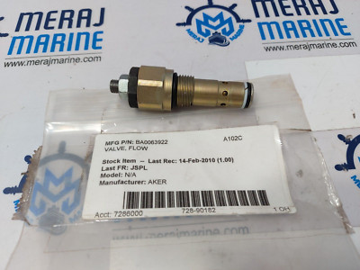 Aker BA0063922 Flow Valve