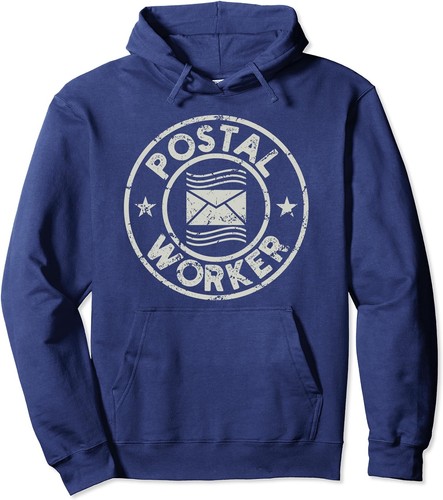 Postal Worker Delivery Service Post Office World Post Unisex Hooded ...