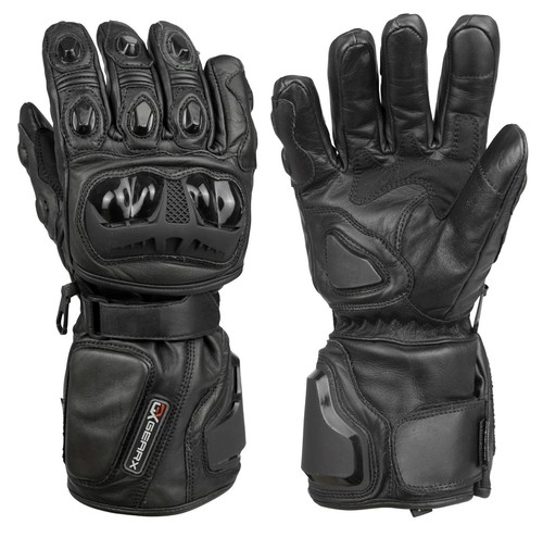 Torque Thermal Waterproof Motorbike Motorcycle Gloves Carbon Protection - Picture 4 of 8