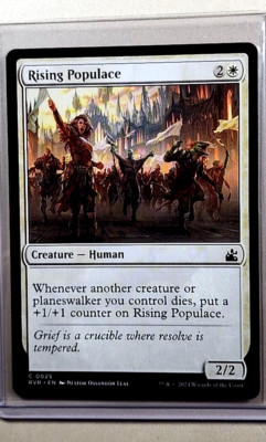 2024 MTG Magic the Gathering Ravnica Remastered #25 Rising Populace RVR WOTC