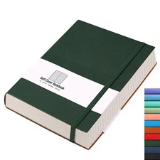 AHGXG Notebook College Ruled - 320 Numbered Pages Large B5 Thick Journal Line...