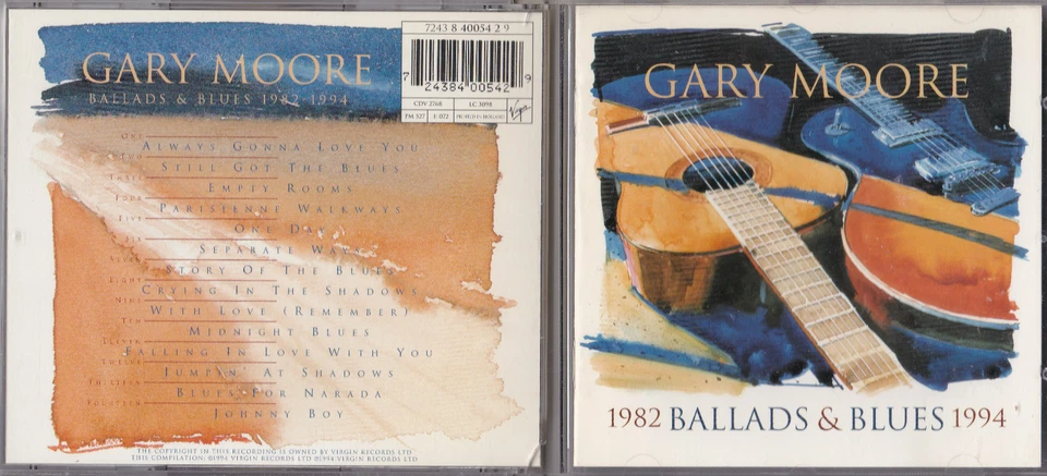 CD 14T GARY MOORE BALLADS & BLUES 1982 - 1994 BEST OF 1994 TBE - Photo 1/1