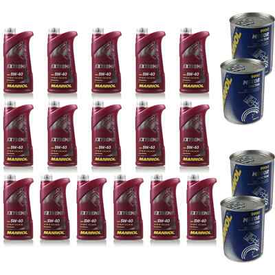 16L Motoröl MANNOL Extreme 5W-40 4x MANNOL Motor Doctor ADDITIV