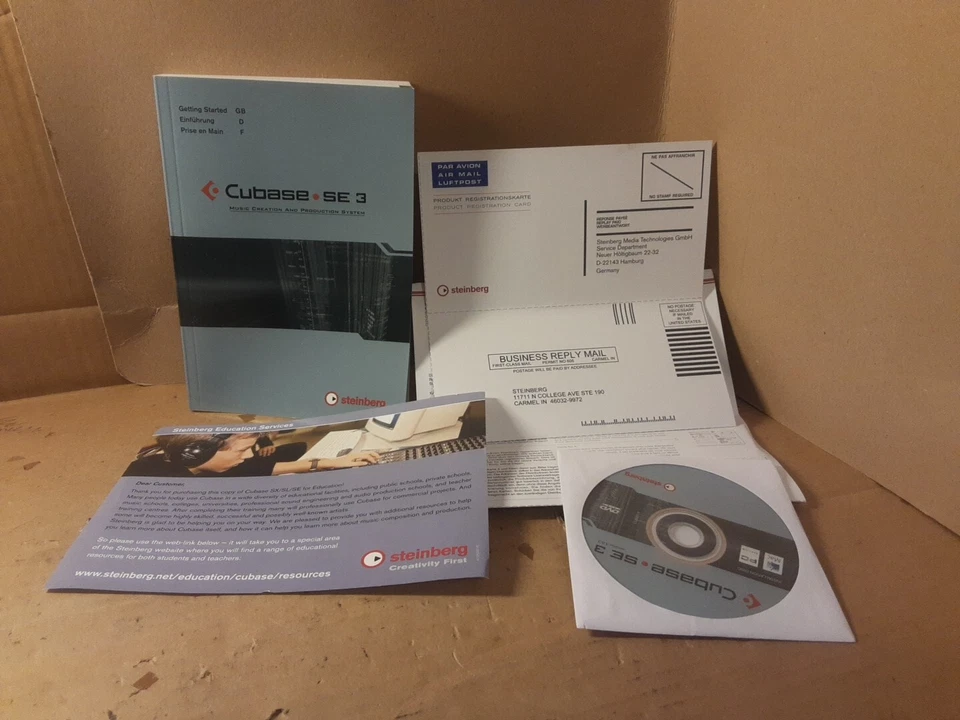 steinberg cubase SE 3  Educational EDITION, P/N:52010261, MISSING PRODUCT KEY - Image 3 of 4