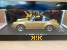 1/18 KK-SCALE PORSCHE 911 TARGA SINGER DESIGN GOLD METALLIC