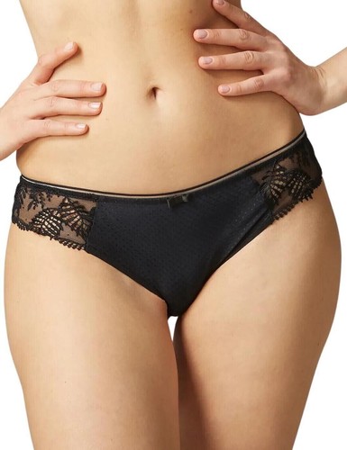 NWOT Simone Perele Comete Bikini Panty 12S720 Midnight Women's Size 5/2XL