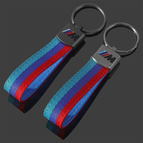 For BMW Logo Leather Keyring Luxury Keychain For BMW M Sport E36 M5 E90 E39 E60