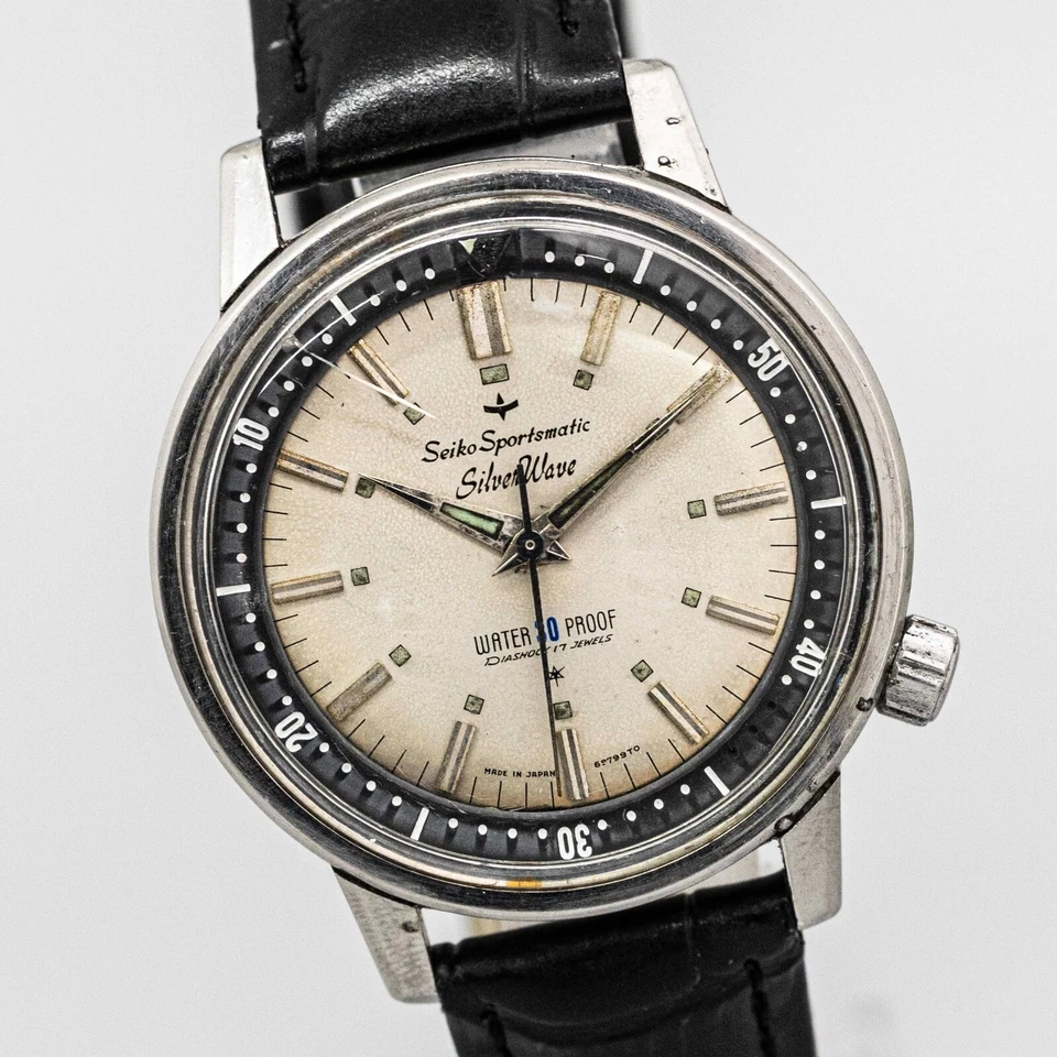 *De colección 1964* SEIKO Sportsmatic Silver Wave 69799 Cal.2451 automático para hombre 38 mm Foto 3 de 4