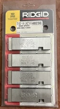 Ridgid 48230 Universal Style Bolt Threader Dies, High-Speed RH 7/16"-14 UNC