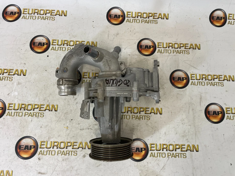 2020 ALFA ROMEO GIULIA 952 AWD 2.0L ENGINE COOLANT WATER PUMP OEM 58K - Image 3 of 4