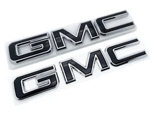 NEW Front & Rear Emblems Blackout Fit 2023-2025 GMC Canyon PT# 86539814