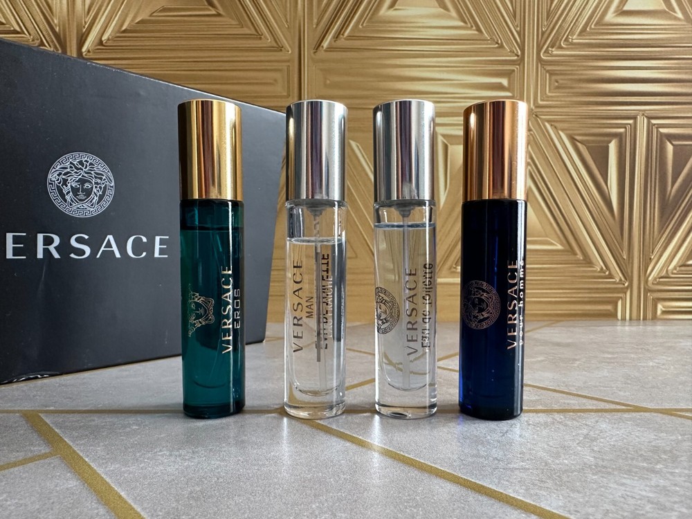 NEW - VERSACE 4 Piece Men's Eau de Toilette Cologne Set in Box