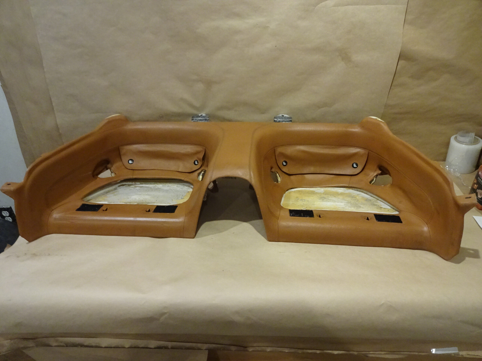 Ferrari California - Rear Seats Bottom Panel (Damage)  Cuoio P/N 82313500