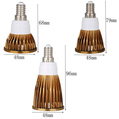 Dimmable 6W 9W 12W LED COB Spot Lights Bulbs GU10 MR16 GU5.3 E27 E12 Light Lamp - Picture 20 of 22