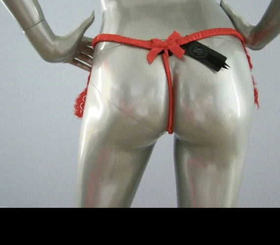 Victoria's Secret M Falda Tanga Transparente Panty Extremadamente Raro De Colección Delantal Estilo Foto 2 de 3