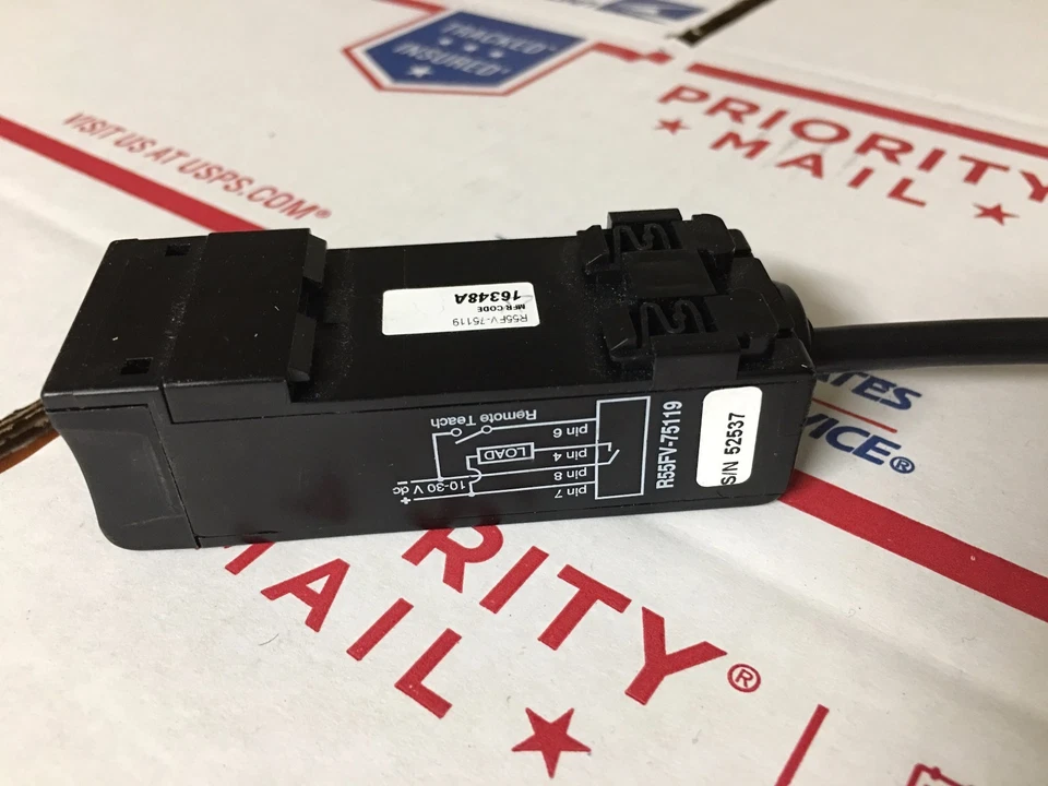 AMPLIFICADOR SENSOR CONTRASTE COLOR BANNER R55FV-75119, GARANTÍA, 2 DISPONIBLES Foto 2 de 3