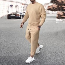 Men's Tracksuit 2 Piece Sweatsuit Set Long Sleeve Pullover Athletic Suit