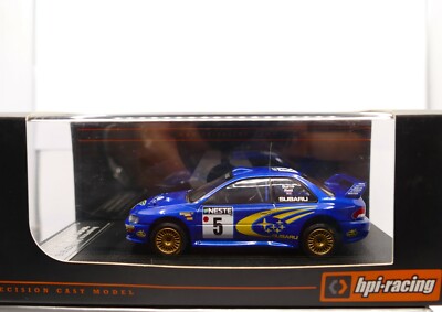 HPI 8580 Subaru Impreza S5 WRC 99 Car#5 1999 Finland 1000 Lakes Rally 2nd 1:43