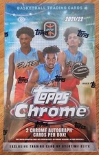 2021-22 Topps Chrome Overtime Elite Basketball Hobby Box