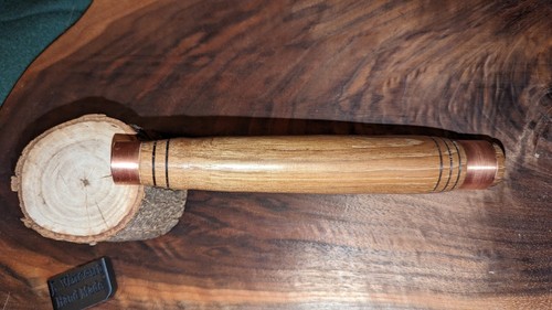 Hickory Timber Framing Chisel Handle for Tang Chisel - Handmade by J. Vincent - Picture 2 of 3