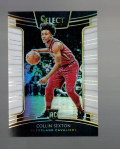 Collin Sexton 2018-19 Panini Select Concourse White Prizm RC #d 100/149