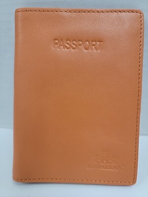 ROWALLAN OF SCOTLAND LEATHER PASSPORT CREDIT CARD HOLDER