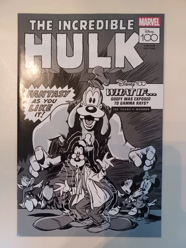 Amazing Spider-Man #21 - 1:100 B&W Disney 100 - Marvel - 2023 - NM