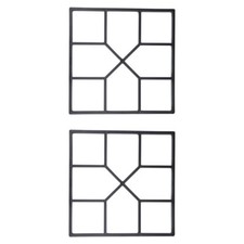2pcs Patio Pave Stepping Stone Mould Cement P...