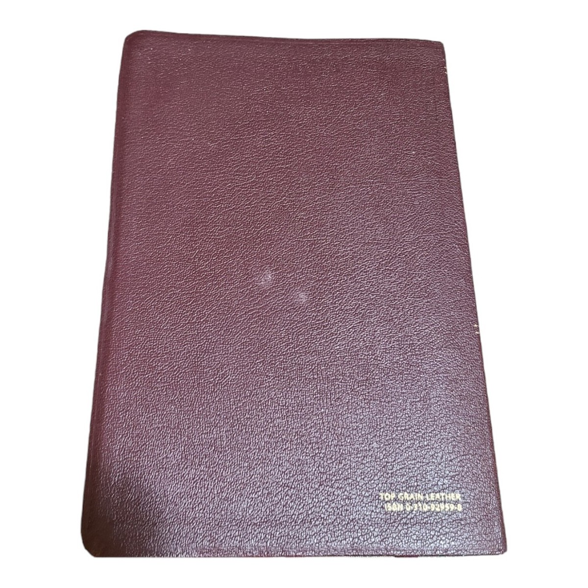 Zondervan 1984 NIV Study Bible Top Grain Leather Burgundy