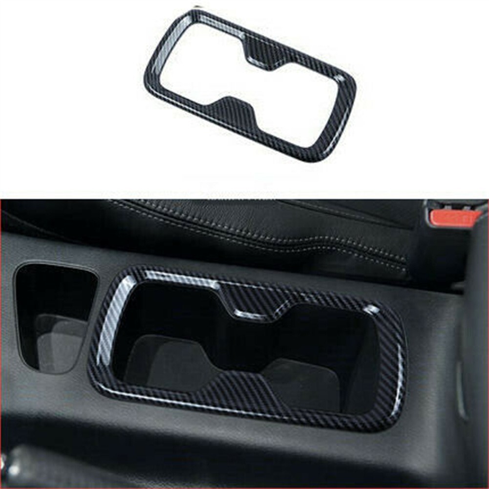 Custom Fit Cup Holder Trim for Nissan Navara NP300 20152021 Carbon