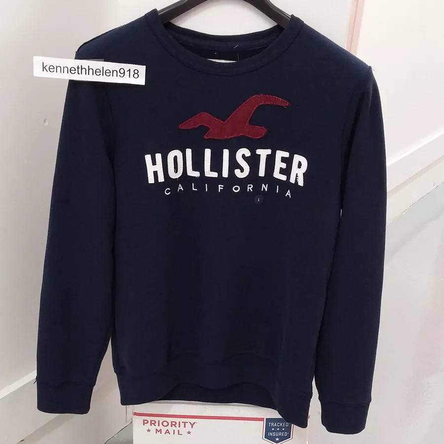 Hollister Embroidered Logo Sweatpants Navy for men (S): Buy Online