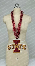 New NCAA IOWA STATE CYCLONES Big Fan Chain RED Necklace with Foam LOGO