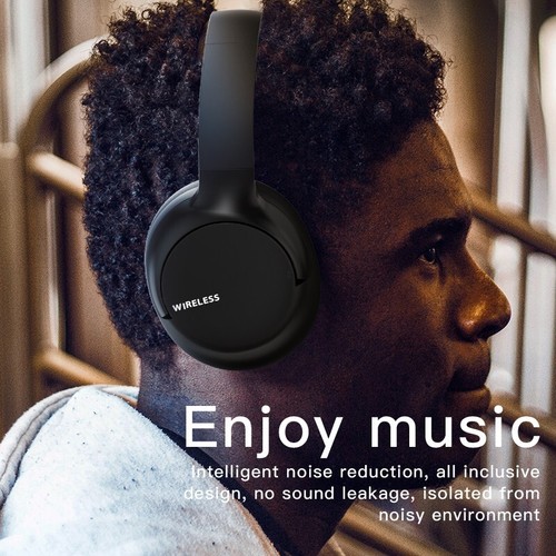 Wireless Bluetooth Over Ear Stereo Headphones Foldable Headset With Microphone - Picture 6 of 11