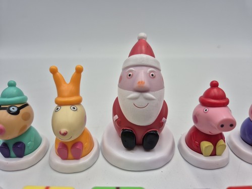 Peppa Pig Winter Christmas Figure Bundle ~ Peppa, George, Santa, Presents, - Picture 3 of 8