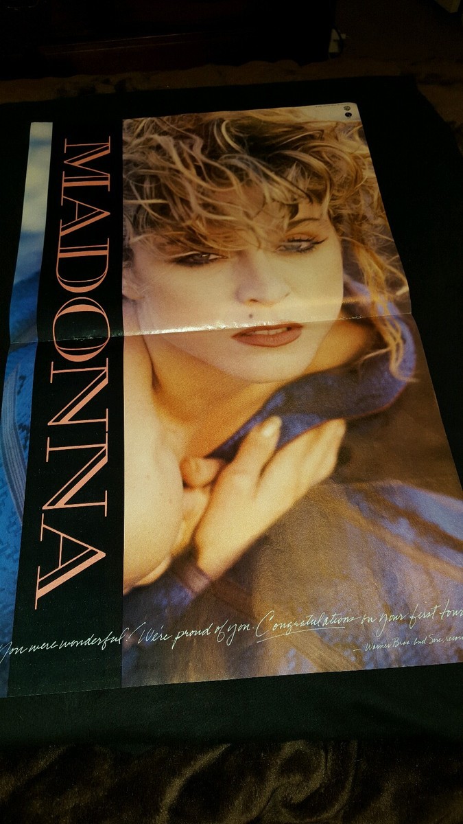 Madonna Like A Virgin Tour Rare Original Promo Poster Ad Framed