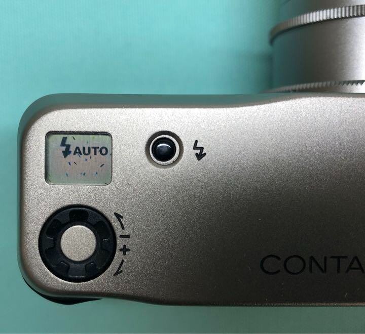 CONTAX TVS Point & Shoot 35mm Compact Film Camera A769 Silver from