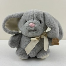 Juguete de Peluche Animal Adventure Conejo Conejo Peluche Gris Redondo Piernas Cortas