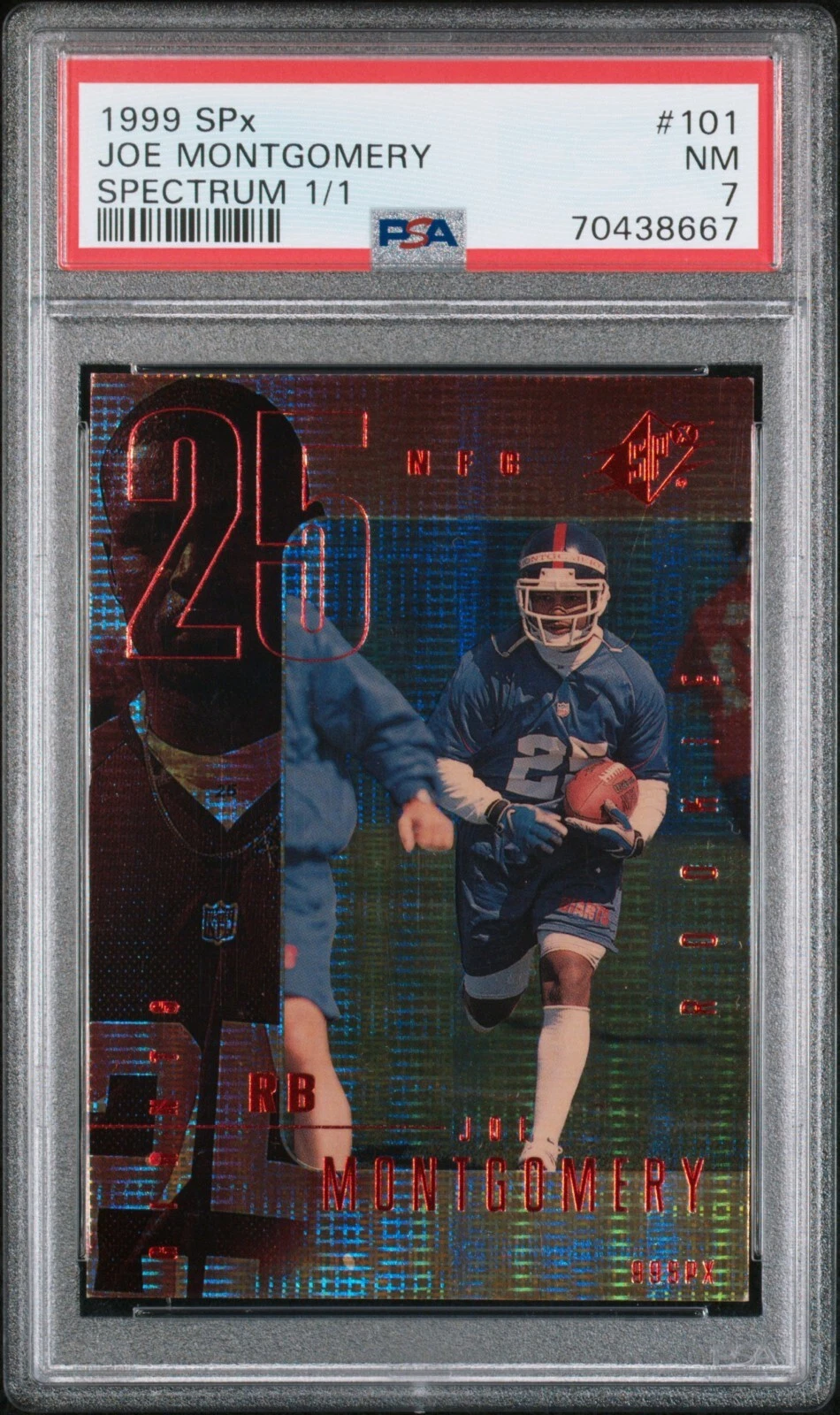 Joe Montgomery Spx #101 Spectrum 1/1