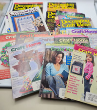 CRAFTS Magazine- Lot of 28 from 1983-2006 most all Patterns are Included.
