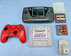 Sega Game Gear w/2 Games, Super Game Boy & Nintendo 64 Rumble Pak, & Controller