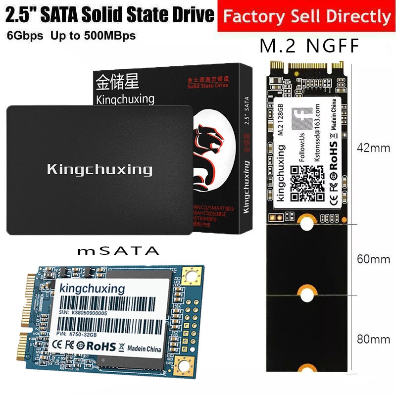 Hard Drive 2.5SATA III mSATA M.2 2280 NGFF Internal SSD Laptop | eBay