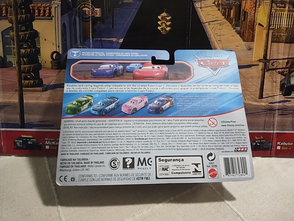 DISNEY PIXAR CARS EUGENE CARBURESKI BOBBY SWIFT 2018 2PACK Piston Cup