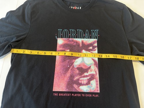 NIKE Michael Jordan JUMPMAN FLIGHT GREATEST EVER T-SHIRT BLACK SIZE S NWOT - Picture 4 of 10