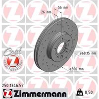 2X Zimmermann Sport Z Bremsscheibe 250.1346.52